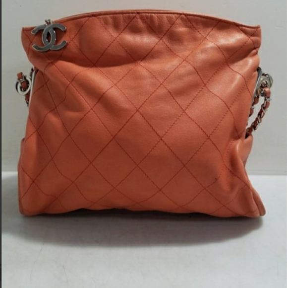 CHANEL Coral Pink Lambskin Quilted Soft Flap Bag - Picture 6 of 11